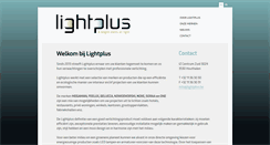 Desktop Screenshot of lightplus.be